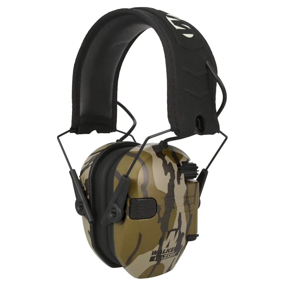 Walker's Razor Slim Electronic Earmuffs - Mossy Oak Bottomland