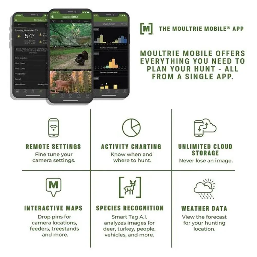 Moultrie Mobile EDGE Cellular Trail Camera - 2 Pack