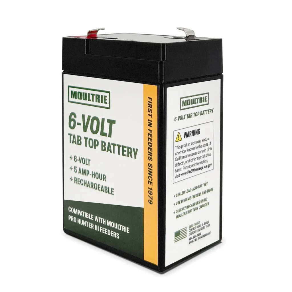 Moultrie 6V Tab-Top Rechargeable Battery