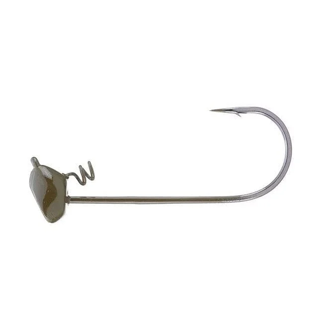 Dirty Jigs Stand-Up Finesse Head 1/4 oz - Green Pumpkin