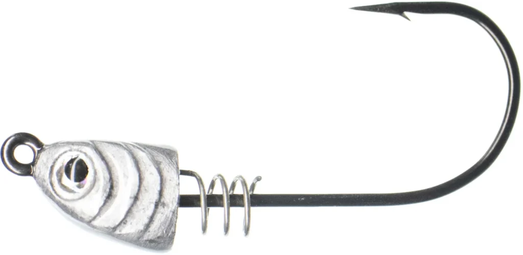 Dirty Jigs Tactical Bassin' Screwed Up Swimbait Head 3/16 oz - Naked Shad