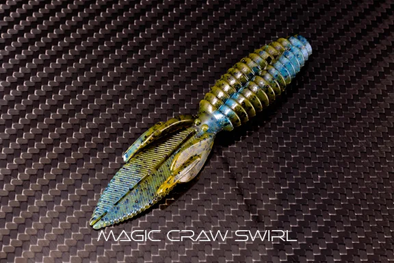 Reaction Innovations Sweet Beaver 4.2" - Magic Craw Swirl