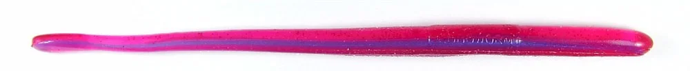 Roboworm Straight Tail Worm 6" - Morning Dawn Red Flake