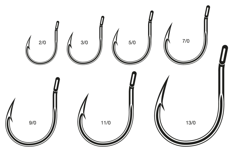 VMC 7264 Wide Gap Live Bait Hook 3/0 - Coastal Black