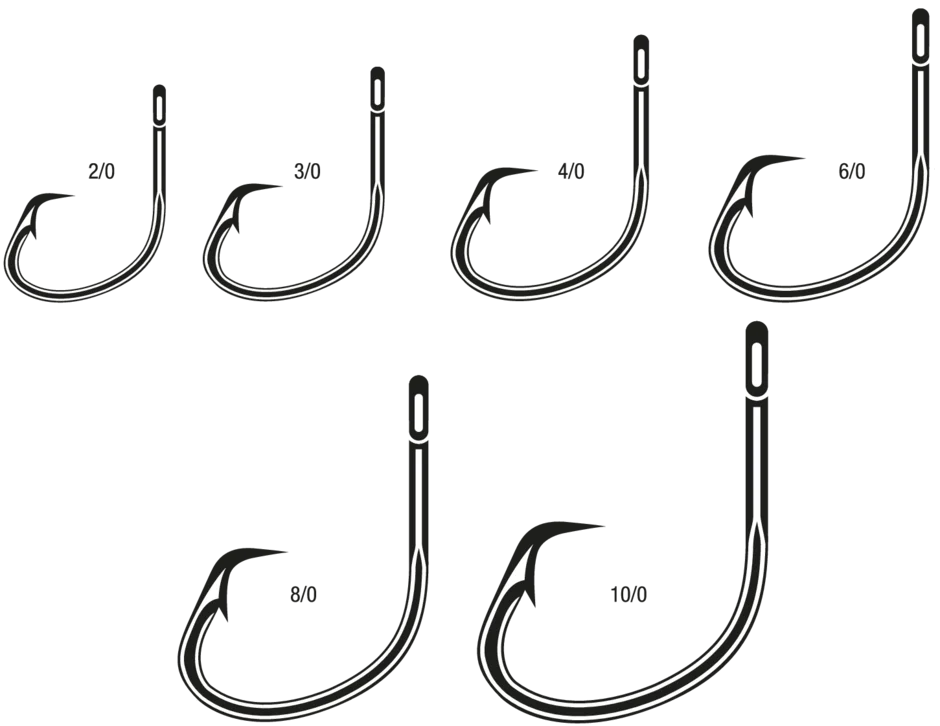 VMC 8386 Tournament Circle Hook 3X 4/0 - Black Nickel