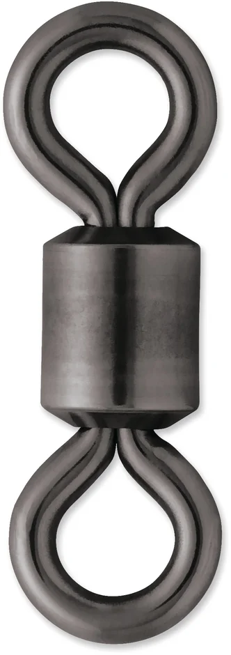 VMC Black Stainless Steel Rolling Swivel #4 - 180 lb