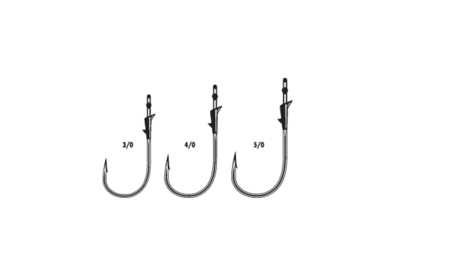 VMC Heavy Duty Flippin' Hook 3/0 - Black Nickel
