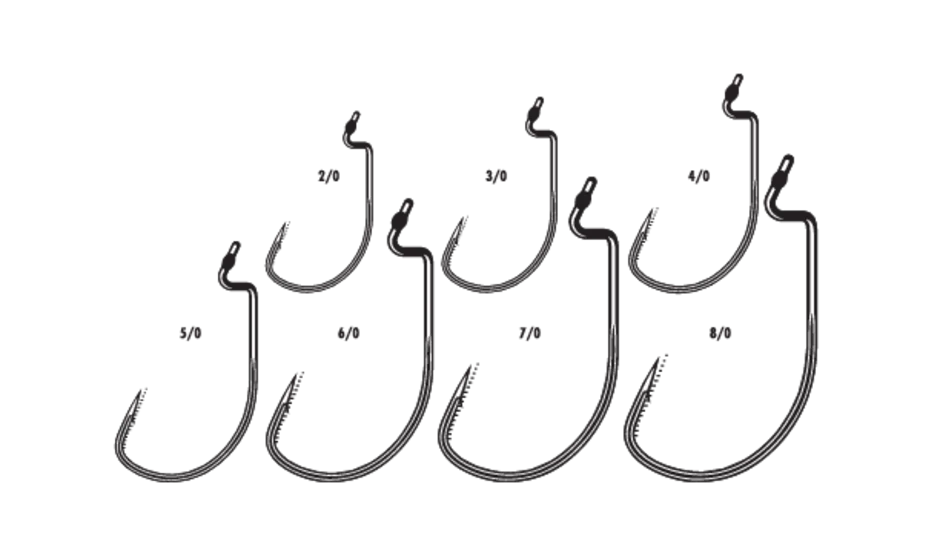 VMC Heavy Duty Wide Gap Hook 5/0 - Black Nickel