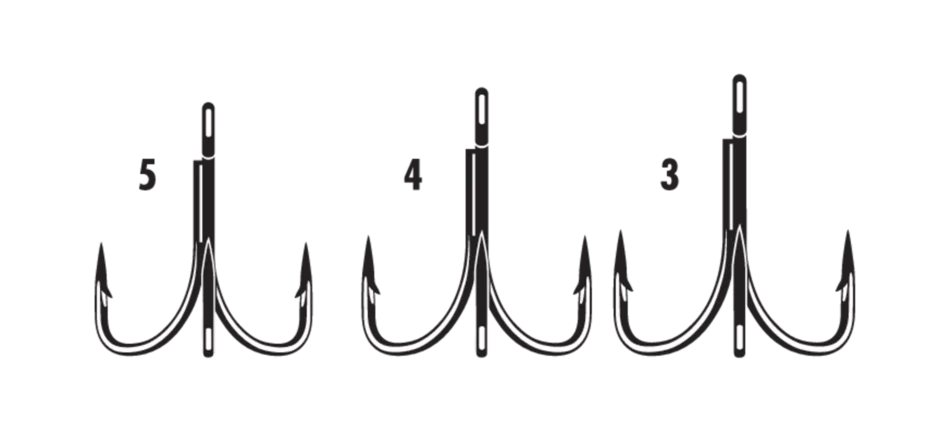 VMC RedLine Series Finesse Treble Hook #5 - PTFE