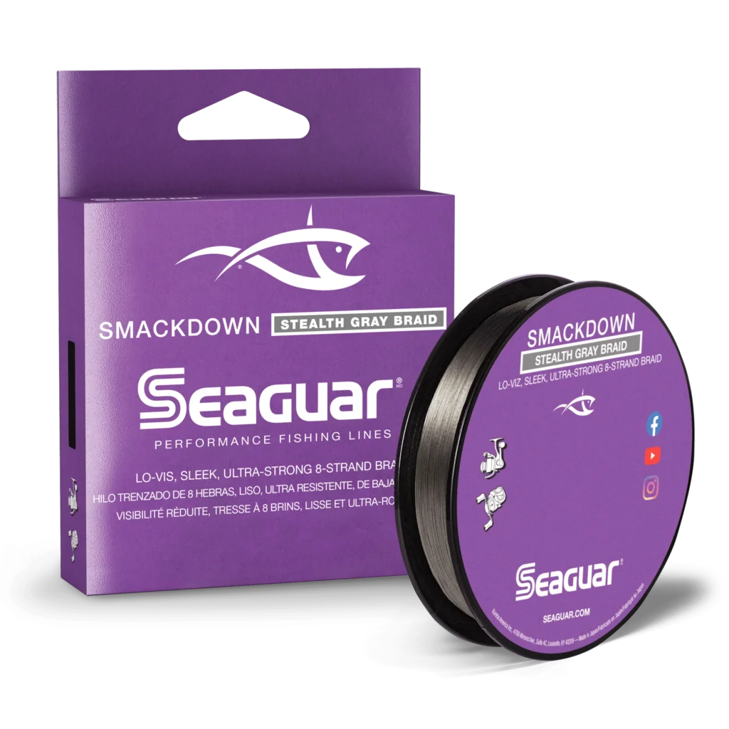 Seaguar Smackdown Braid 65 lb 300 yd - Stealth Gray