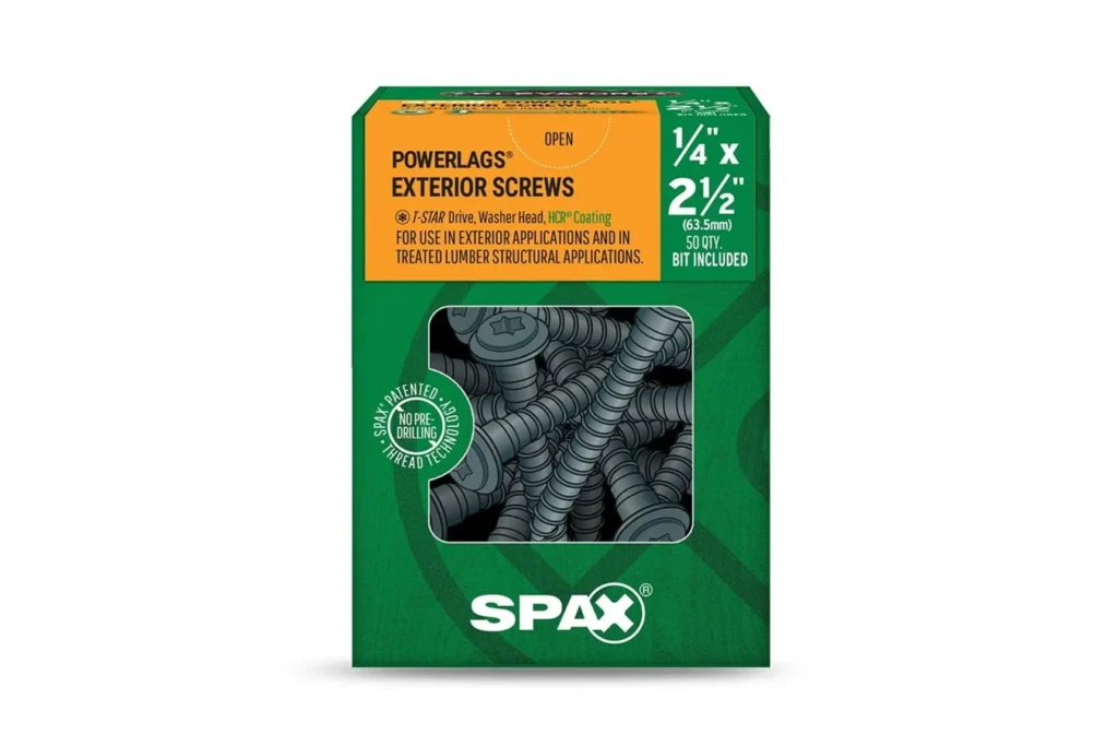 Shadow Hunter Elevators 1/4" x 2-1/2" Structural Screws - 50 Count