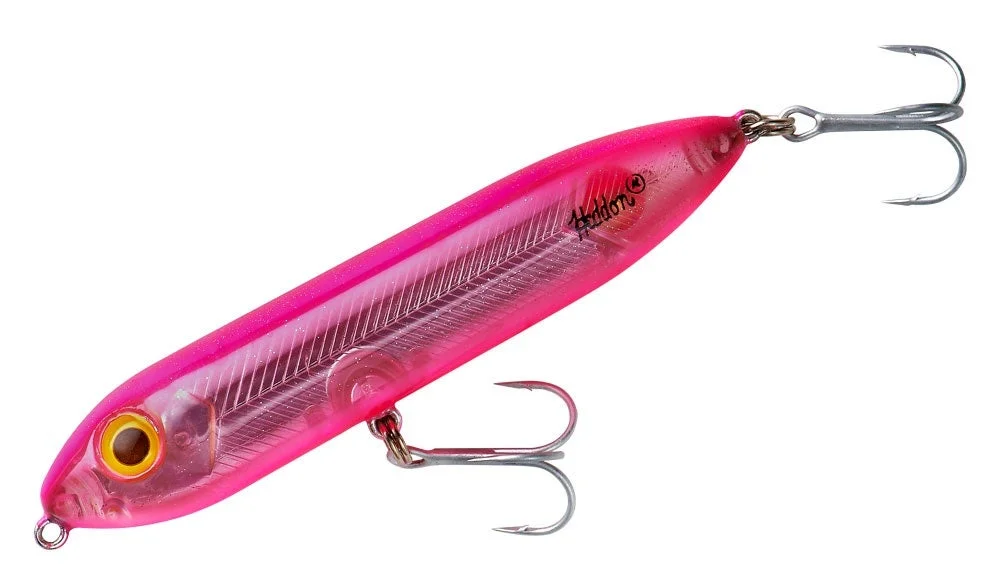 Heddon Saltwater Super Spook Jr. 3 1/2" - Pink Silver Insert