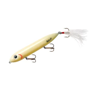 Heddon Feather Dressed Super Spook 5" - Bone