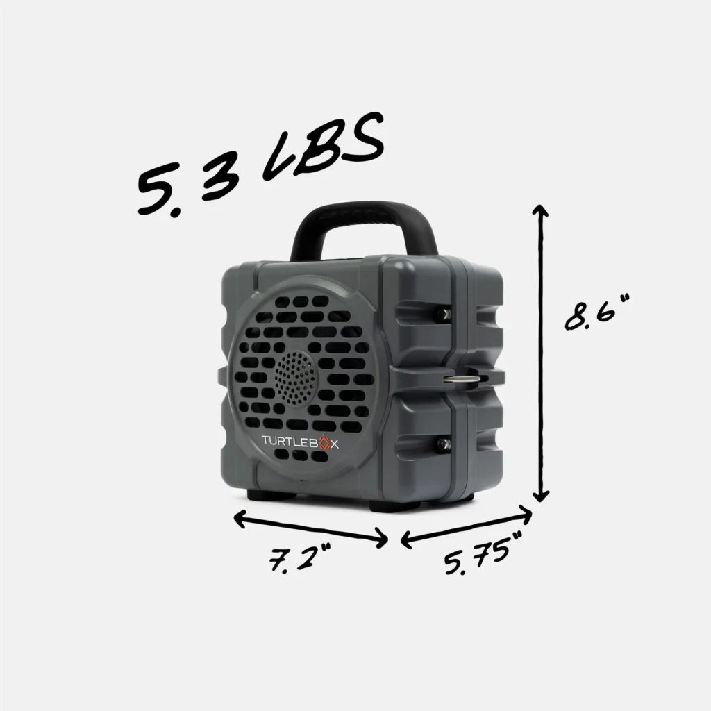 Turtlebox Cub Speaker - Gray