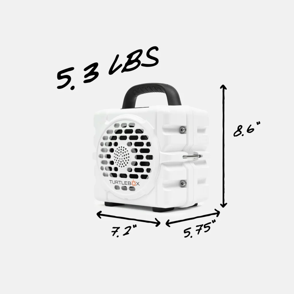 Turtlebox Cub Speaker - White
