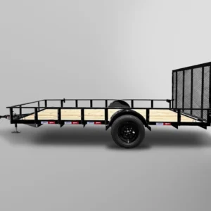 U-Dump 7x14 Single Axle Utility Trailer