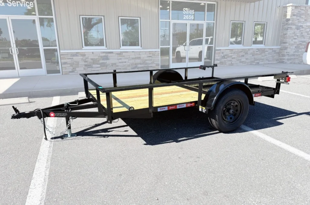 U-Dump 5.5x10 Single Axle Utility Trailer