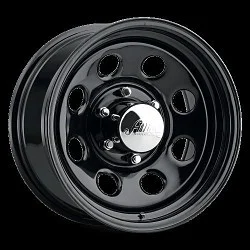 Allied - Pacer 8279060 - Pacer 297B Black Soft 8, 6x5.5 -12mm, Gloss Black