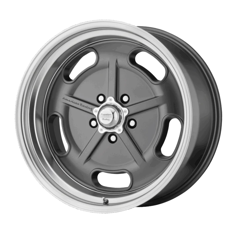 American Racing Vintage VN51122850400 - Salt Flat, Mag Gray W/ Diamond Cut Lip, Vn511 Salt Flat