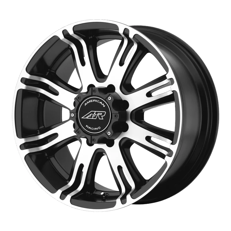 American Racing AR70829068520 - AR708, Matte Black Machined