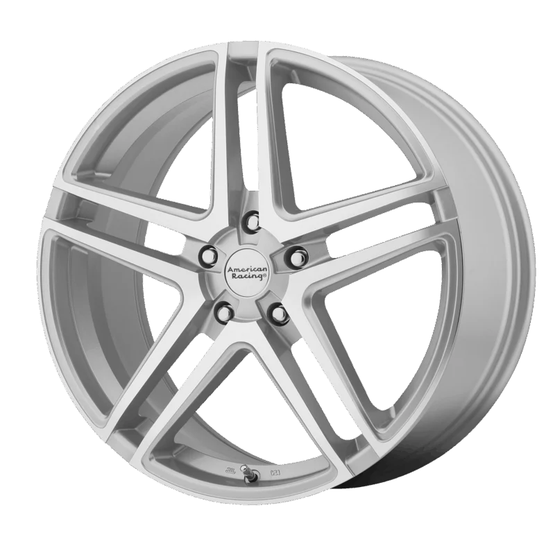 American Racing AR90767056440 - AR907, Silver Machined