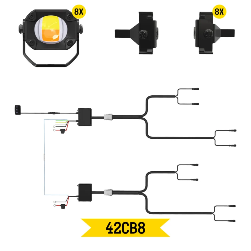 ARC Lighting 42CB8 - TMG ZR2/Bison 8P