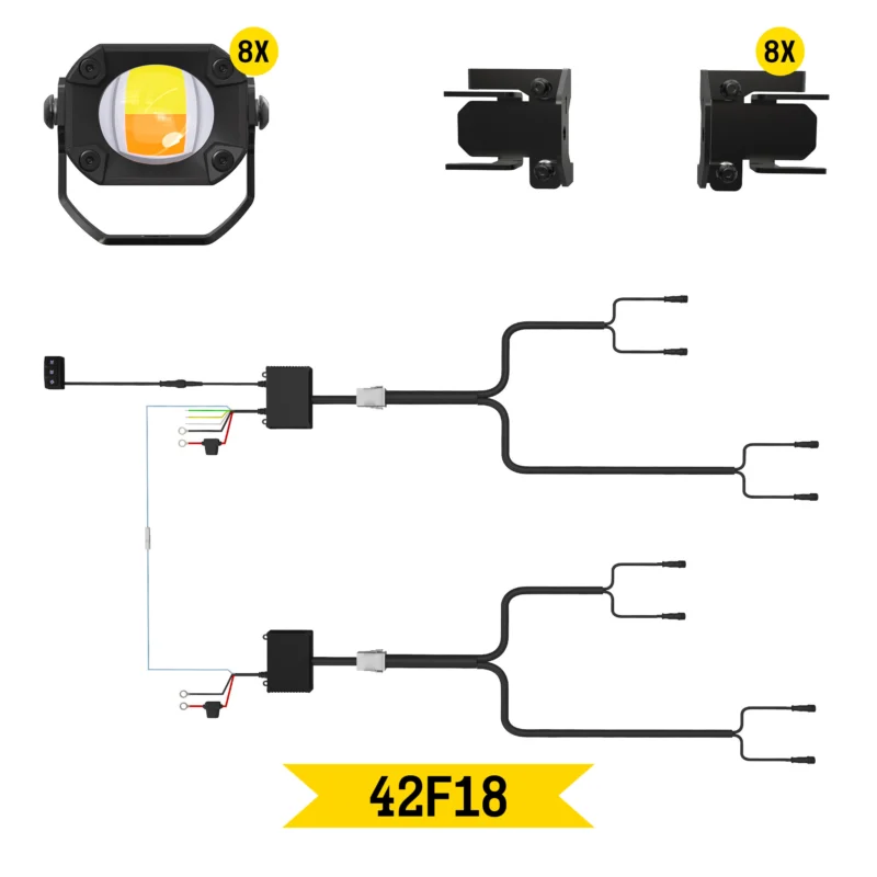 ARC Lighting 42F18 - TMG F150 XL/XLT 8P