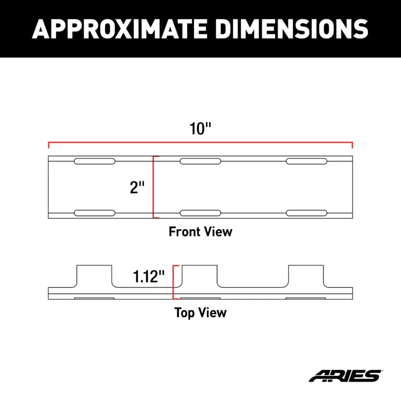 ARIES 1501261 - LED Lights, Black Plastic