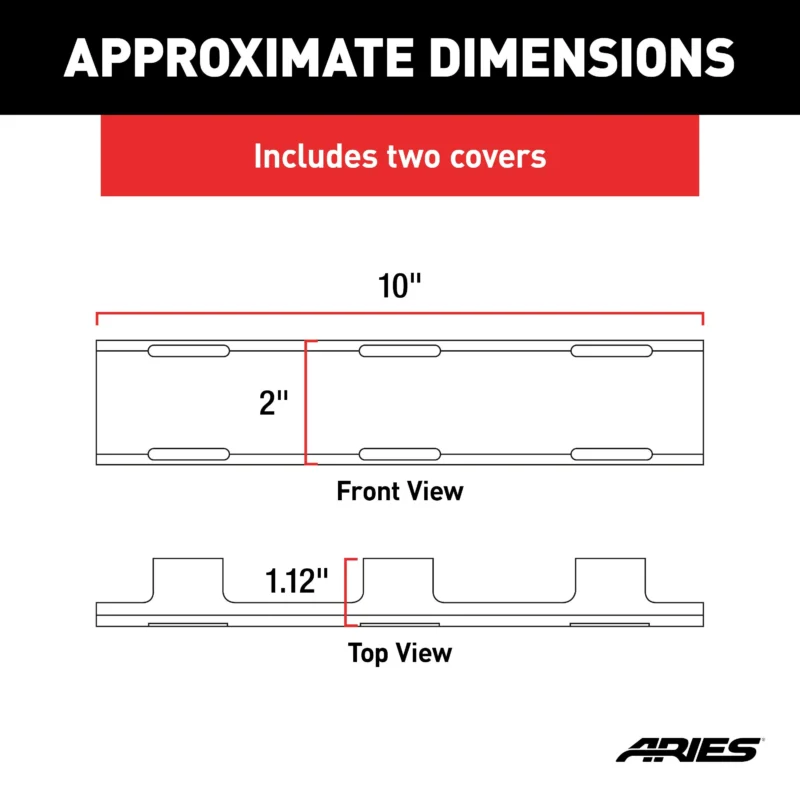 ARIES 1501263 - LED Lights, Black Plastic