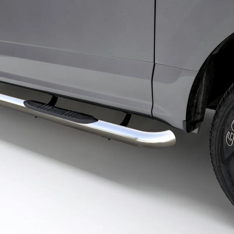 ARIES 204054-2 - 3-Inch Round Side Bars, Extended Cab