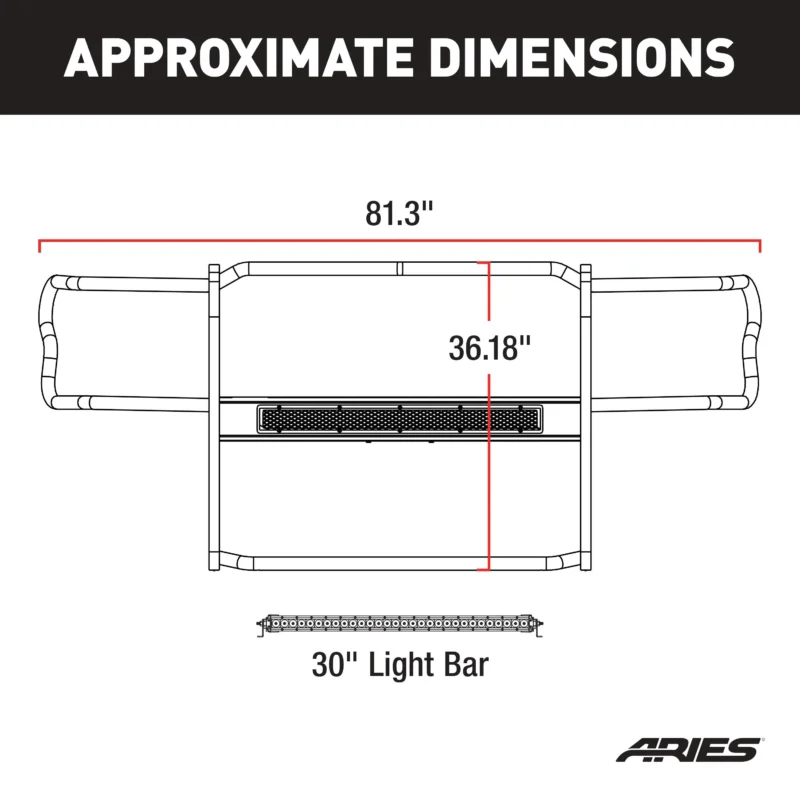 ARIES 2170030 - Pro Series, Textured Black Powder Coat