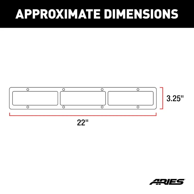 ARIES PJ20OB - Pro Series, Semi-gloss Black Powder Coat