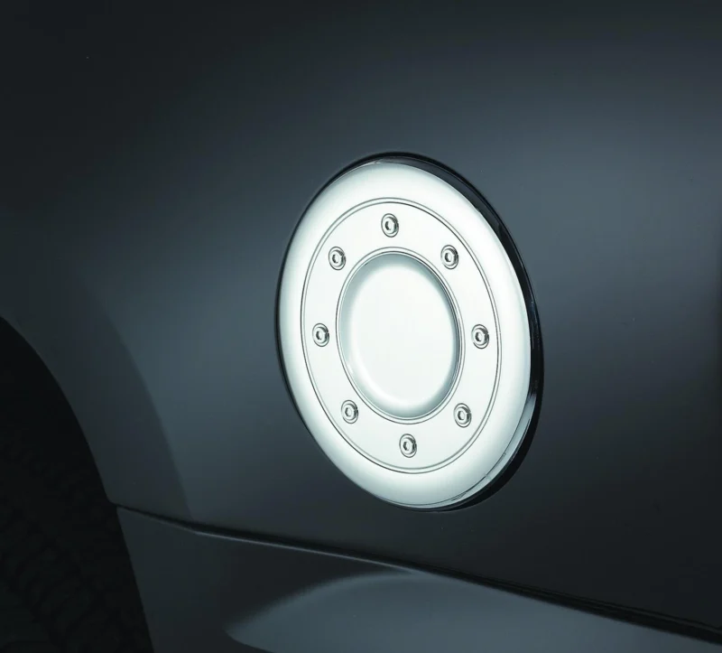 Auto Ventshade AVS 688771 - Fuel Door Cover, Chrome, Abs Thermoplastic