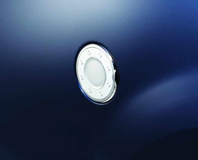 Auto Ventshade AVS 688772 - Fuel Door Cover, Chrome, Abs Thermoplastic