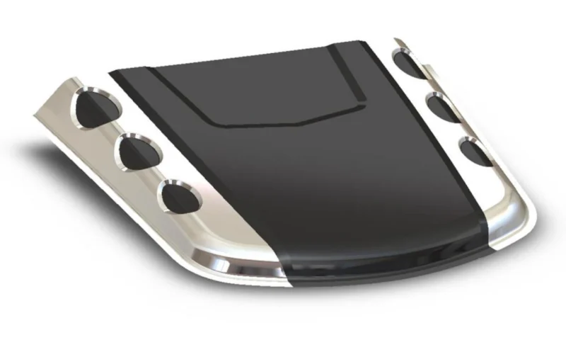 Auto Ventshade AVS 80012 - Hood Scoops, Smooth, Abs Thermoplastic