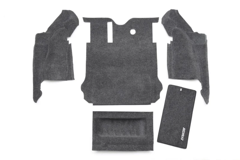 BedRug BRJK07R4 - Jeep Floor & Cargo Liner, Charcoal, Polypropylene Fiber