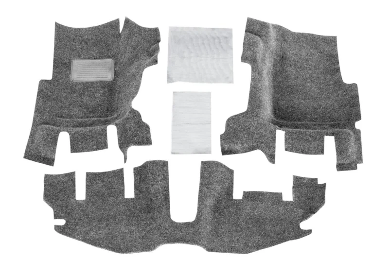 BedRug BRTJ97FNC - Jeep Floor & Cargo Liner, Charcoal, Polypropylene Fiber
