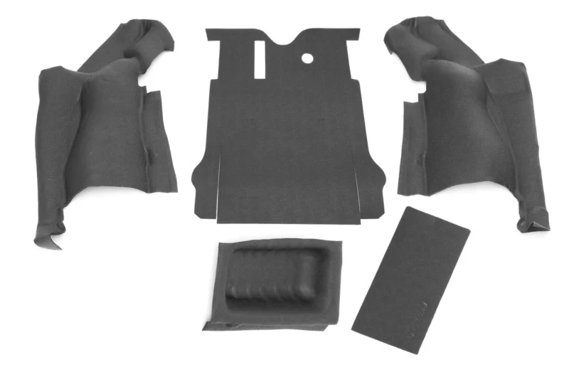 BedRug BTJK07R2 - BedTred Jeep Floor & Cargo Liner, Charcoal, Textured