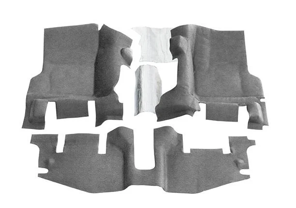 BedRug BTTJ97F - BedTred Jeep Floor & Cargo Liner, Charcoal, Textured