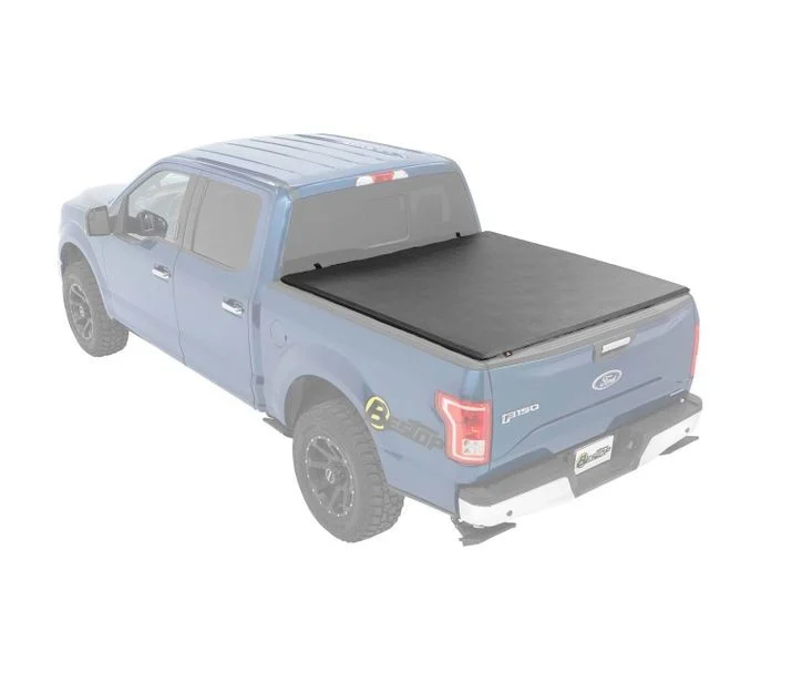 Bestop 19222-01 - EZ-Roll Soft Tonneau, Black, 6'10" Bed
