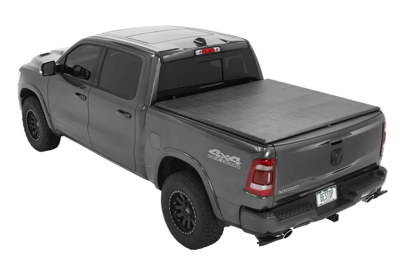 Bestop 19227-01 - EZ-Roll Soft Tonneau, Black, 5'7" Bed
