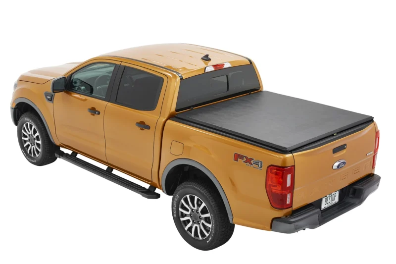 Bestop 19233-01 - EZ-Roll Soft Tonneau, Black, 6'1" Bed