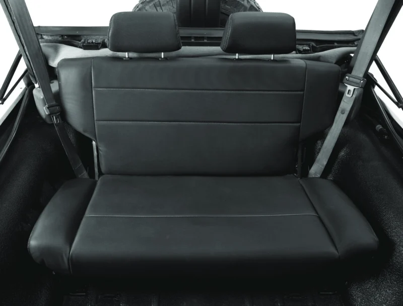 Bestop 39440-01 - Fold-N-Tumble Seat, Black Crush, All Vinyl