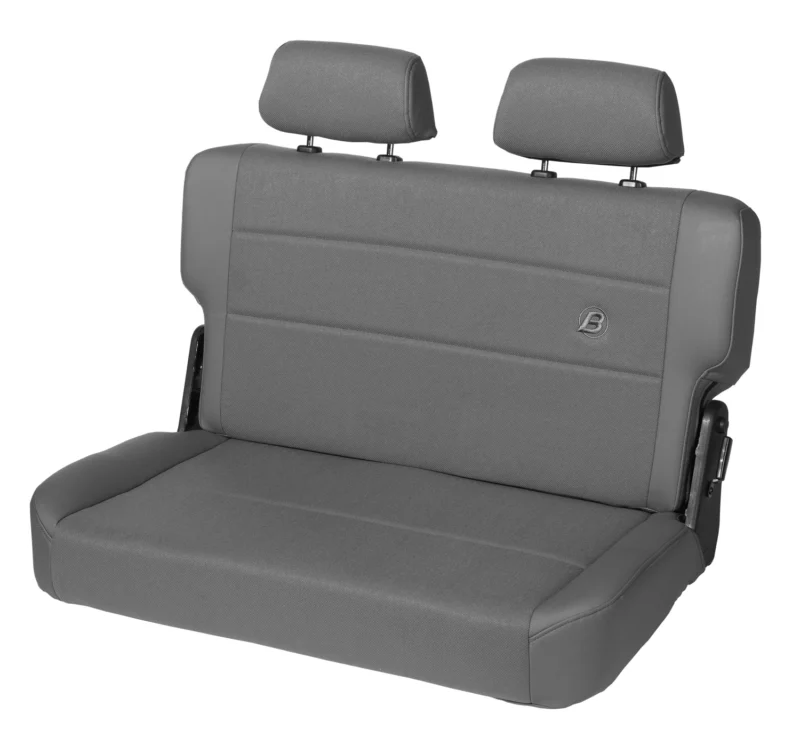 Bestop 39441-09 - Fold-N-Tumble Seat, Charcoal/Gray, Center Fabric Insert
