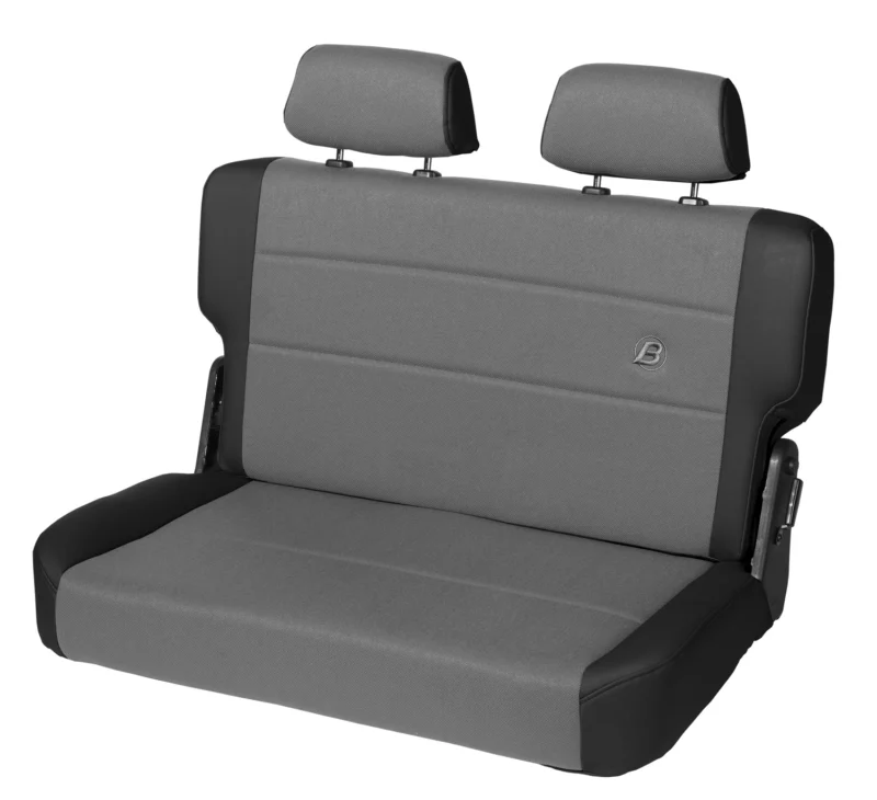 Bestop 39441-15 - Fold-N-Tumble Seat, Black Denim, Center Fabric Insert
