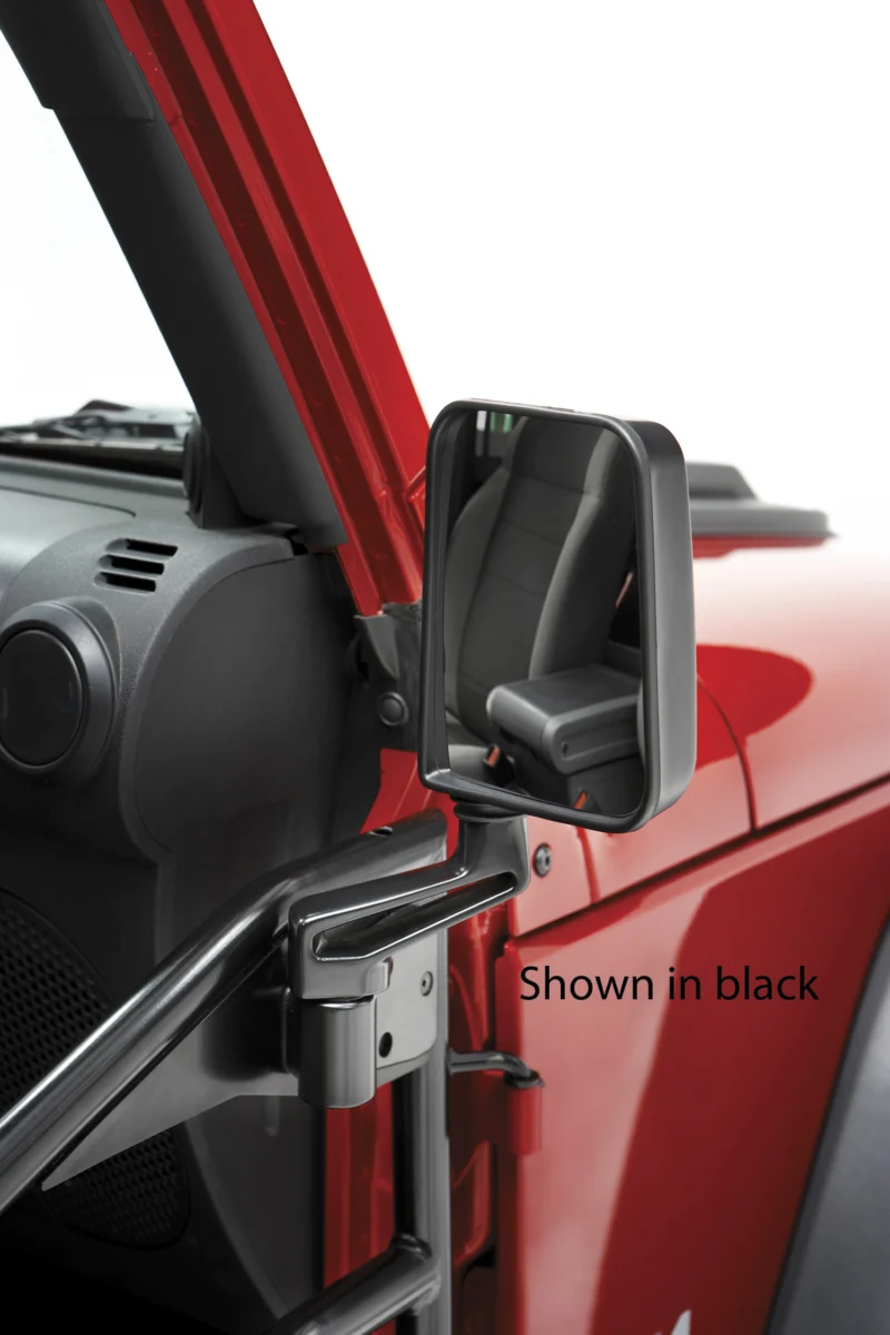 Bestop 51262-00 - Jeep Hardware & Accessories, Chrome, Slotted Arm Design
