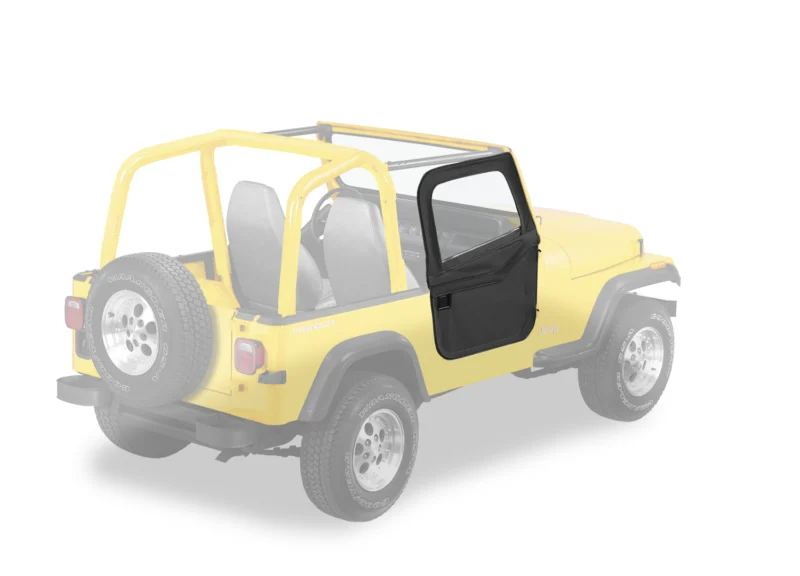 Bestop 51783-01 - Full Fabric Doors, Black Crush, Fits Supertop 51599, 54599, Sunrider 51698