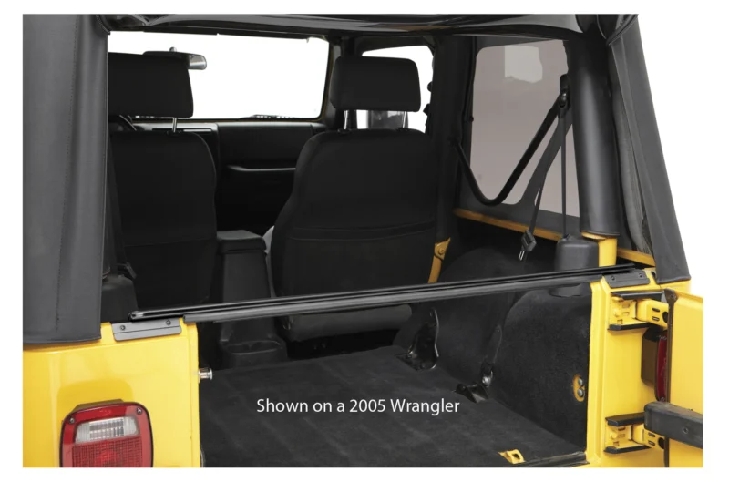 Bestop 52601-01 - Tailgate Bar, Black, OEM Tops