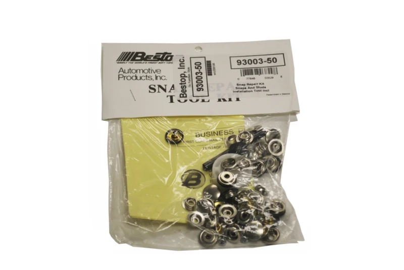 Bestop 93003-50 - Snap Repair Kit, Silver
