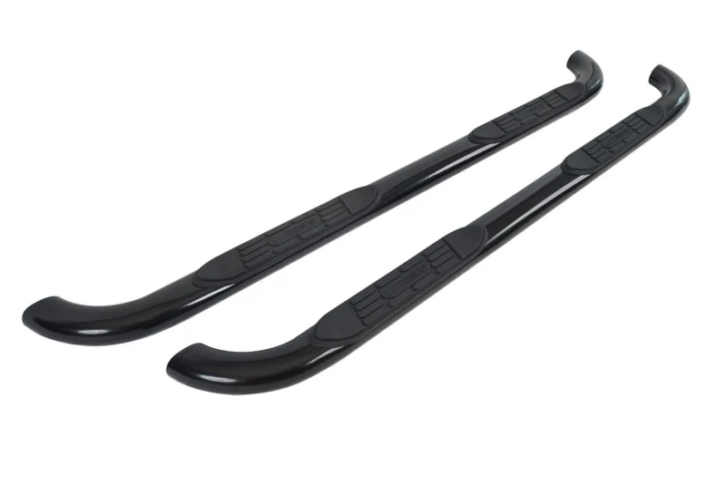 Big Country 372019 - 4" Oval Classic Side Bars, Black, Steel
